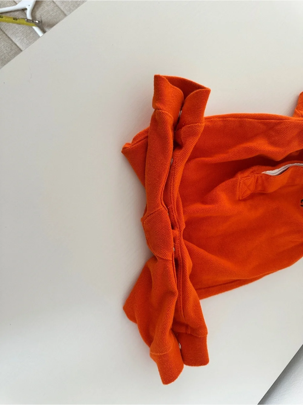 Ralph Lauren Baby Rugby Romper Orange Big Pony 3M Boys